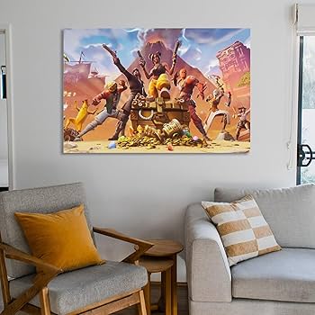 Amazon.co.jp: 『フォートナイト』巨大な火山 クール ポスター 壁